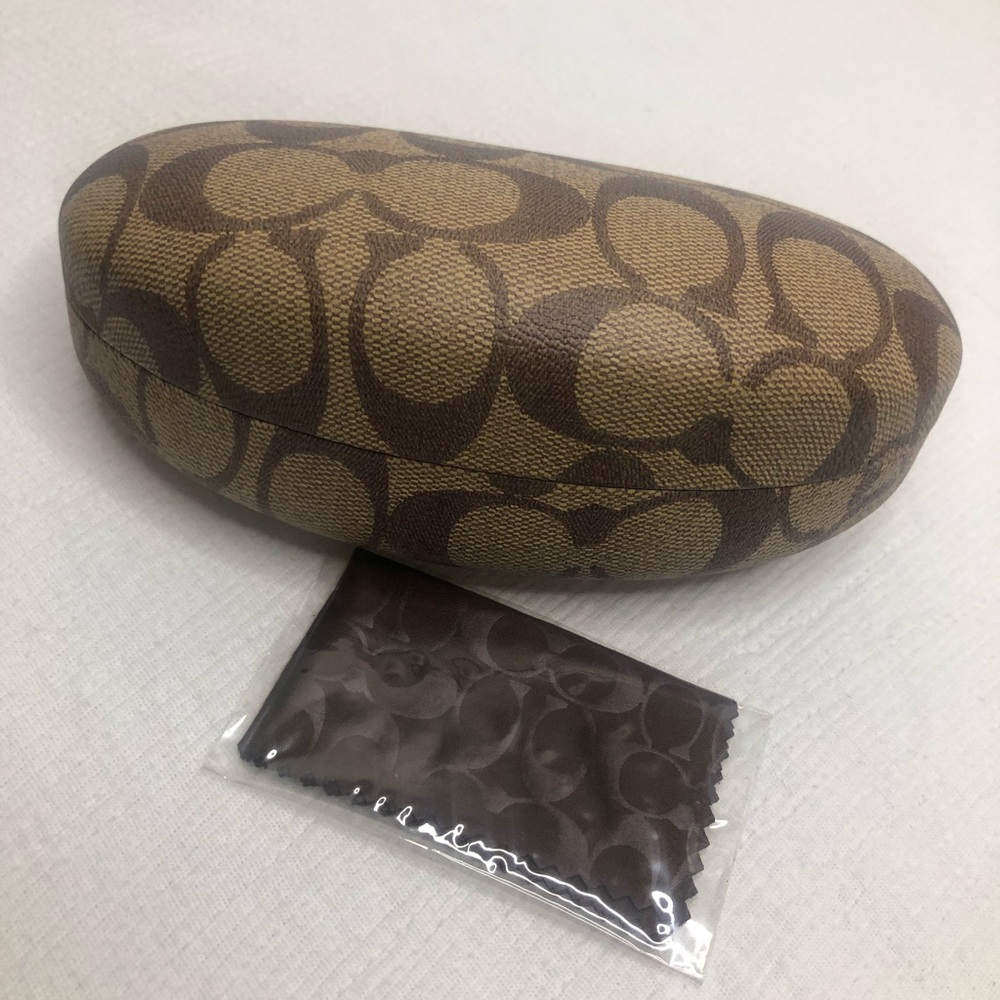 Coach Sunglasses Hard Case with Cleaning Cloth